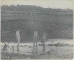 Free download [Three Boys Wading in a Creek] free photo or picture to be edited with GIMP online image editor
